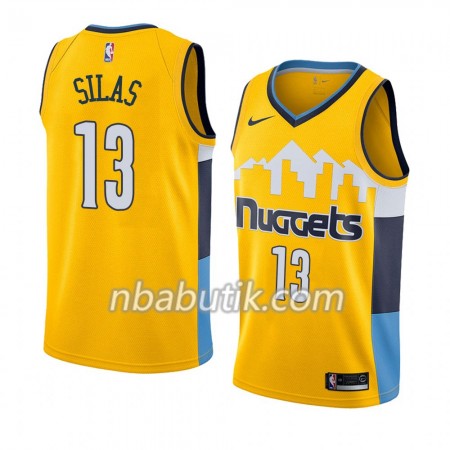 NBA Mænd Trøje Denver Nuggets Xavier Silas 13 2018-2019 Nike Gul Swingman NBA Mænd Trøje Denver Nuggets Xavier Silas 13 2018-2019 Nike Gul Swingman